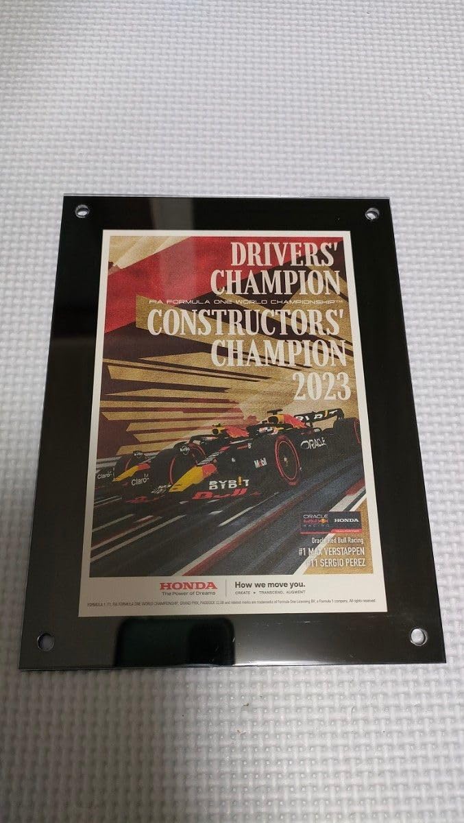 F1 レッドブル　RB ポストカード レッドブル、RBチームグッズ購入でオフィシャルポストカード